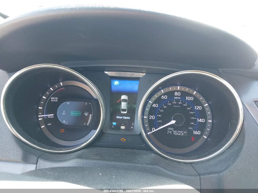 2011 Hyundai Sonata Hybrid VIN: KMHEC4A47BA004772 Lot: 43403396