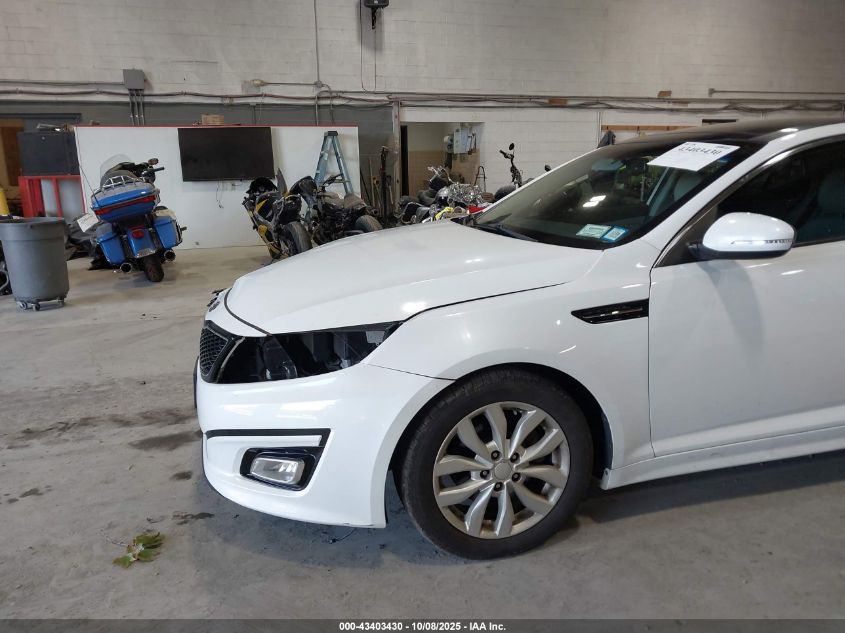 2015 Kia Optima Ex VIN: 5XXGN4A76FG415625 Lot: 43403430