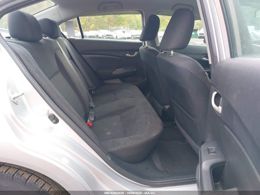 2013 Honda Civic Lx VIN: 19XFB2F5XDE236493 Lot: 43403436