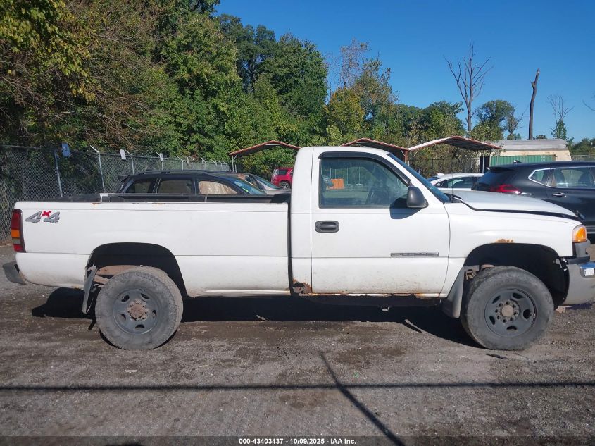 2006 GMC Sierra 2500Hd Work Truck VIN: 1GTHK24U46E150145 Lot: 43403437