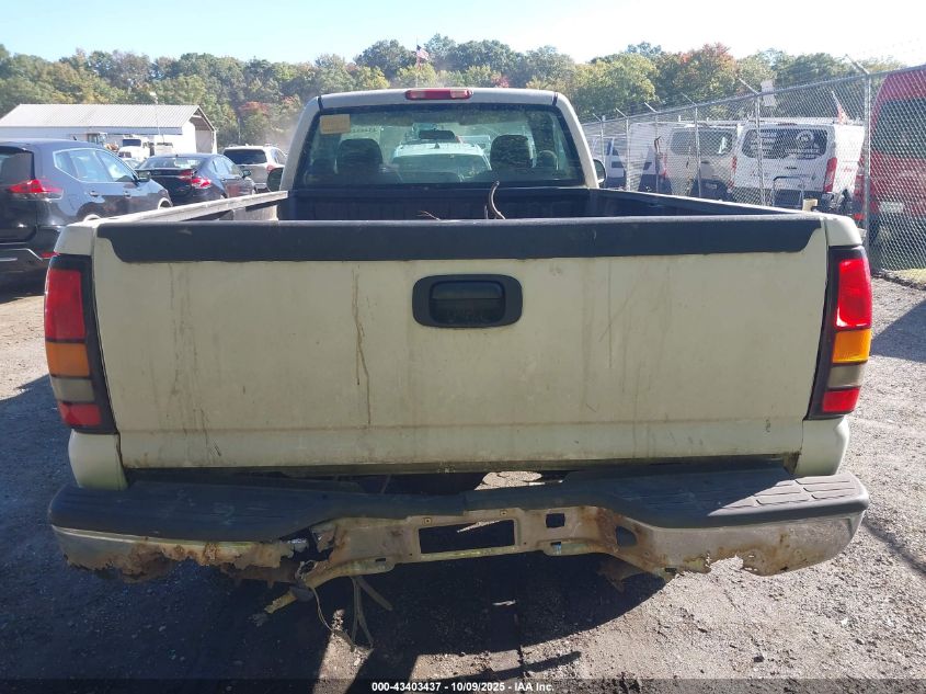 2006 GMC Sierra 2500Hd Work Truck VIN: 1GTHK24U46E150145 Lot: 43403437