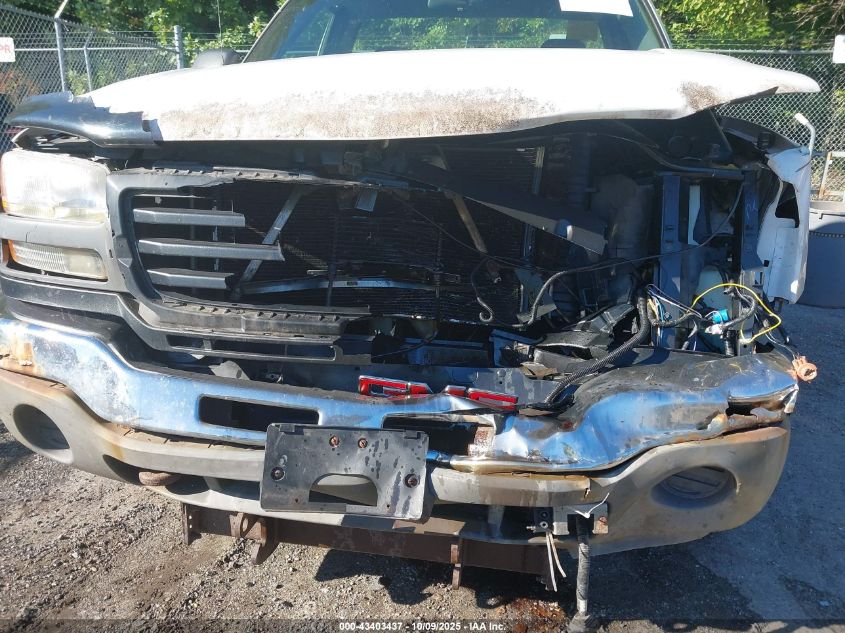 2006 GMC Sierra 2500Hd Work Truck VIN: 1GTHK24U46E150145 Lot: 43403437