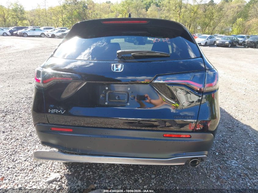 2024 Honda Hr-V Awd Sport/Awd Sport W/O Bsi VIN: 3CZRZ2H58RM768970 Lot: 43403438