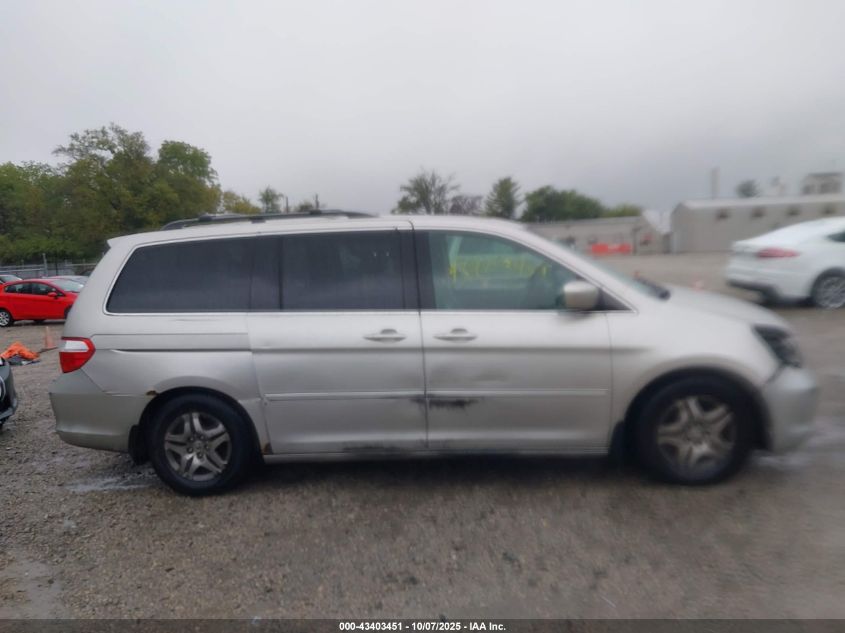 2005 Honda Odyssey Ex-L VIN: 5FNRL38725B013679 Lot: 43403451