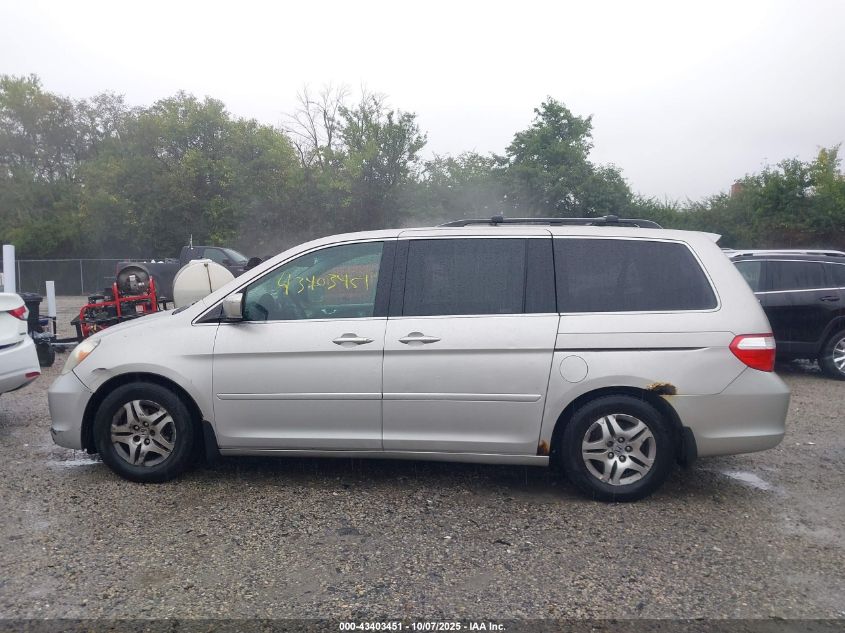 2005 Honda Odyssey Ex-L VIN: 5FNRL38725B013679 Lot: 43403451