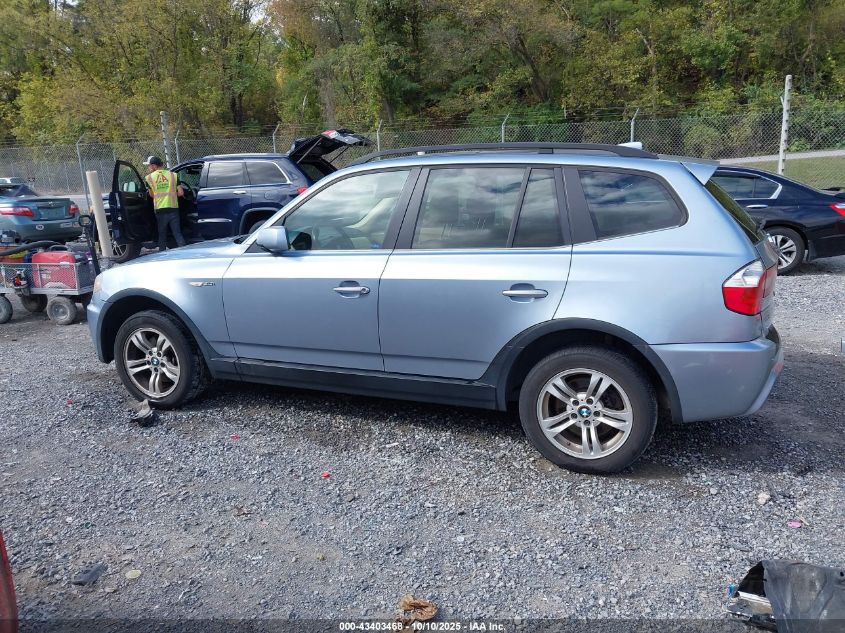2006 BMW X3 3.0I VIN: WBXPA93446WG81290 Lot: 43403468