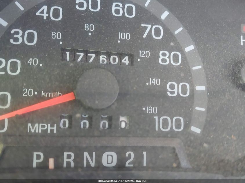 1997 Ford Econoline E350 Super Duty VIN: 1FBJS31L9VHA39238 Lot: 43403504