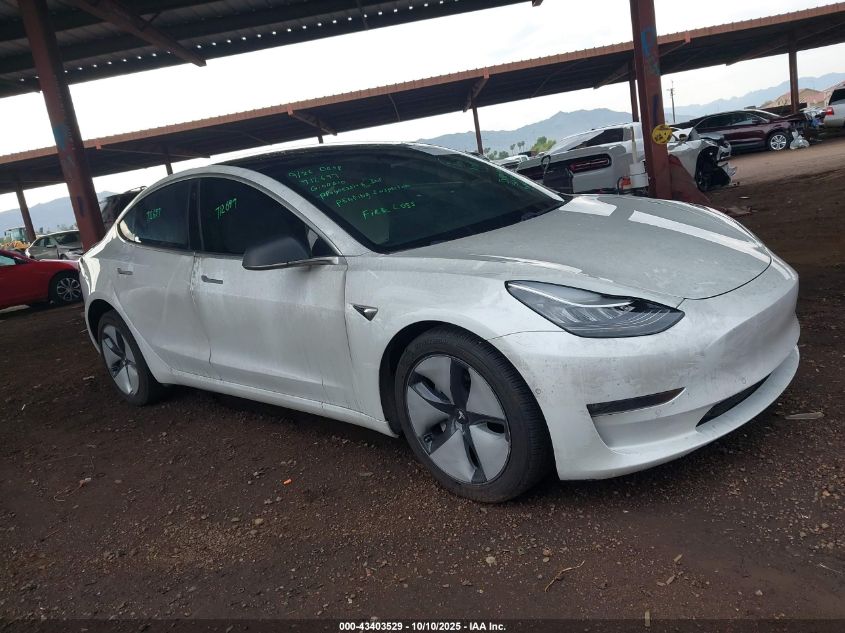 2020 Tesla Model 3 Long Range Dual Motor All-Wheel Drive VIN: 5YJ3E1EB1LF712697 Lot: 43403529