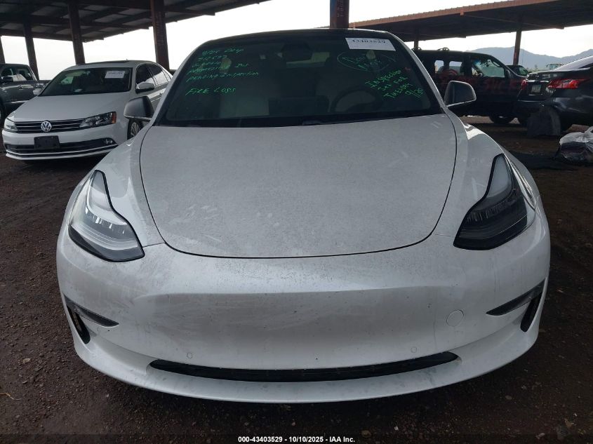 2020 Tesla Model 3 Long Range Dual Motor All-Wheel Drive VIN: 5YJ3E1EB1LF712697 Lot: 43403529
