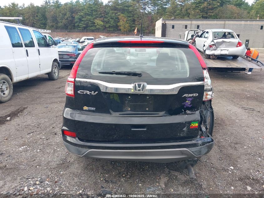 2015 Honda Cr-V Lx VIN: 2HKRM4H31FH635144 Lot: 43403532