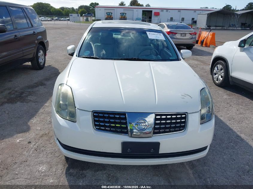 2004 Nissan Maxima 3.5 Se VIN: 1N4BA41E44C855303 Lot: 43403538