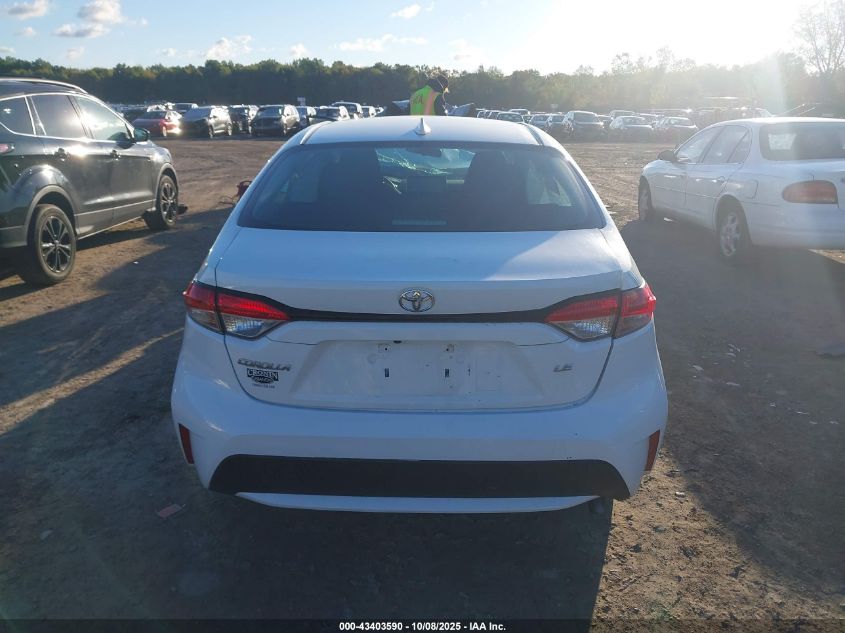 2021 Toyota Corolla Le VIN: 5YFEPMAE3MP180248 Lot: 43403590