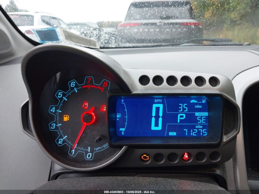 2014 Chevrolet Sonic Lt Auto VIN: 1G1JC6SB2E4186520 Lot: 43403603