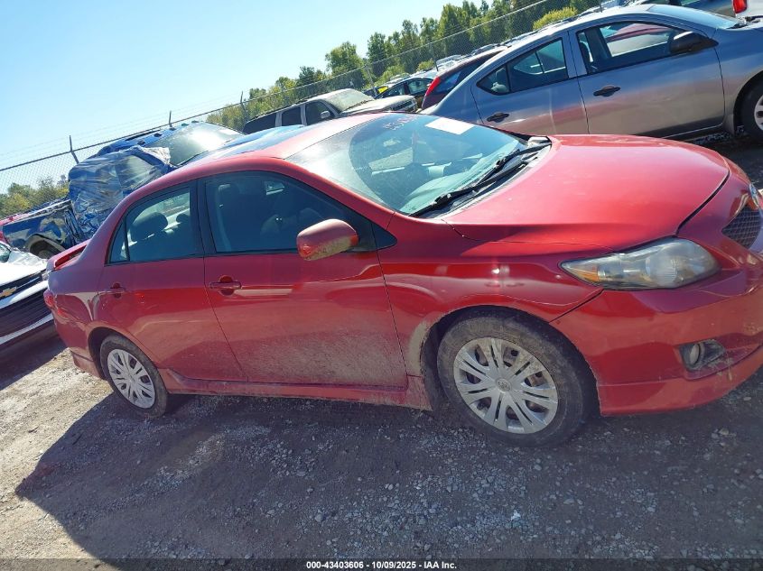 2009 Toyota Corolla S VIN: 2T1BU40E19C076832 Lot: 43403606