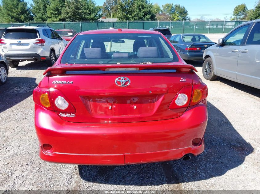 2009 Toyota Corolla S VIN: 2T1BU40E19C076832 Lot: 43403606