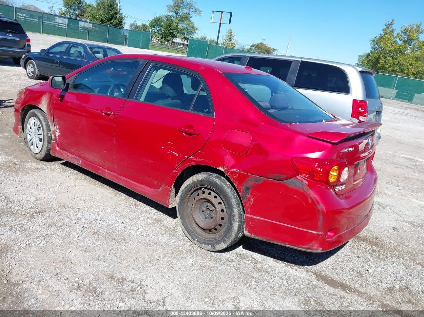 2009 Toyota Corolla S VIN: 2T1BU40E19C076832 Lot: 43403606