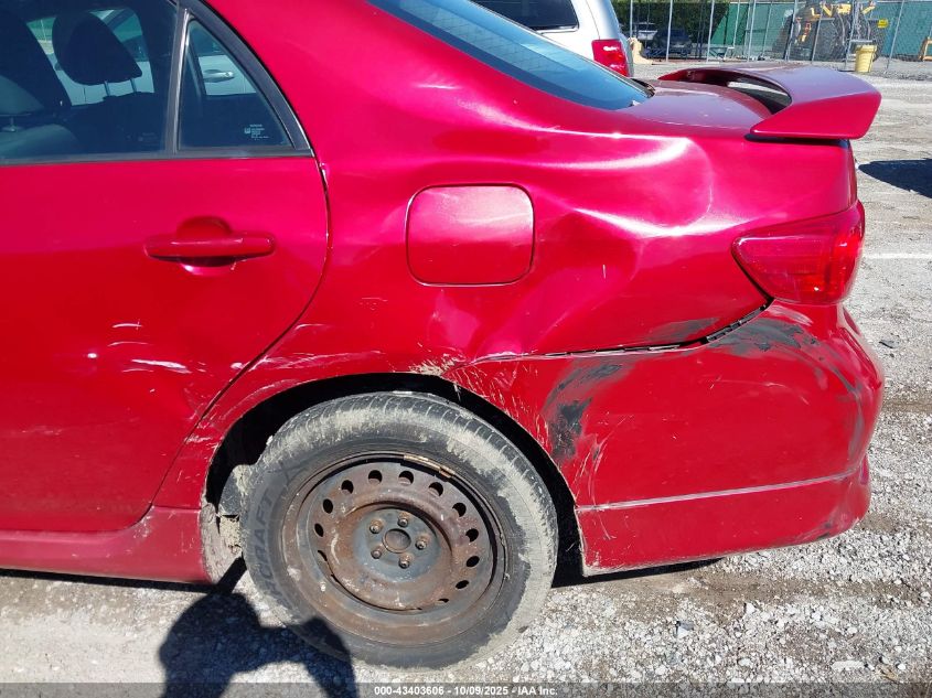 2009 Toyota Corolla S VIN: 2T1BU40E19C076832 Lot: 43403606