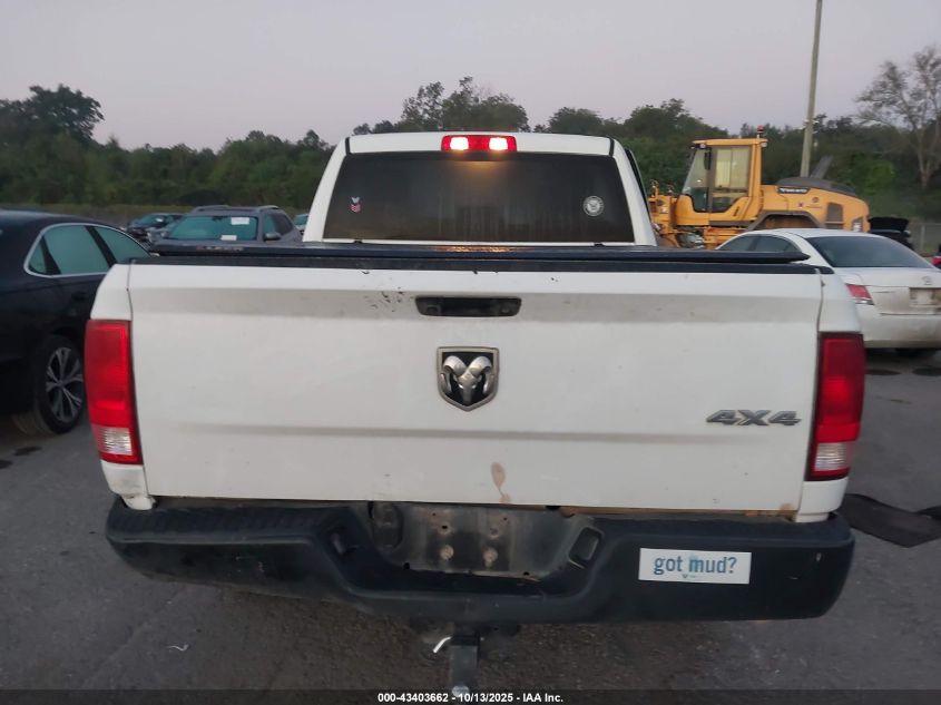 2018 Ram 1500 Tradesman 4X4 6'4 Box VIN: 1C6RR7FG9JS331747 Lot: 43403662