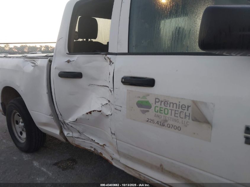 2018 Ram 1500 Tradesman 4X4 6'4 Box VIN: 1C6RR7FG9JS331747 Lot: 43403662