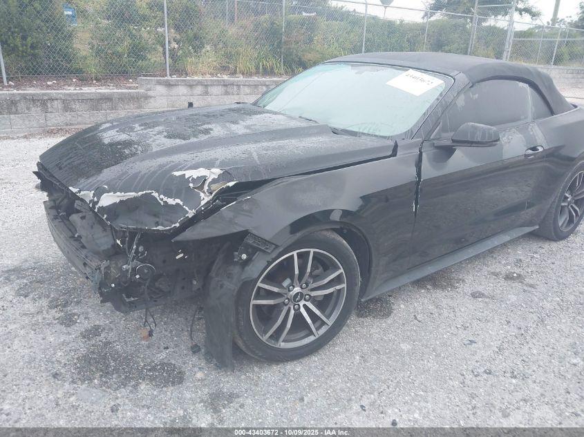 2015 Ford Mustang Ecoboost Premium VIN: 1FATP8UH2F5377230 Lot: 43403672