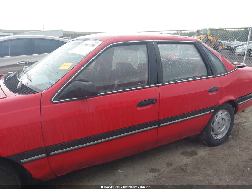 1991 Ford Tempo Gl VIN: 2FAPP36X1MB199652 Lot: 43403700