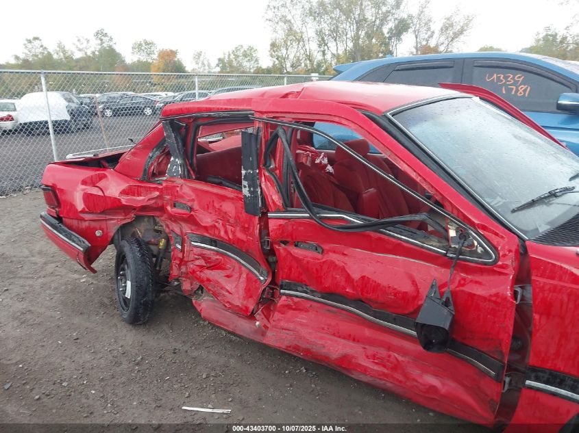 1991 Ford Tempo Gl VIN: 2FAPP36X1MB199652 Lot: 43403700