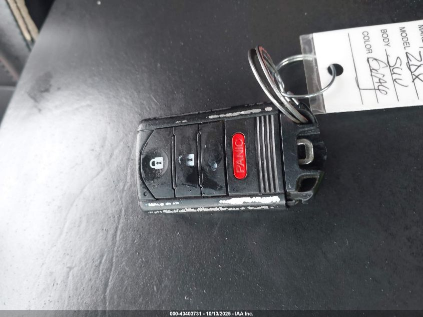 2010 Acura Zdx VIN: 2HNYB1H45AH501449 Lot: 43403731