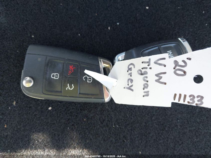 2020 Volkswagen Tiguan 2.0T Se/2.0T Se R-Line Black/2.0T Sel VIN: 3VV2B7AX5LM141804 Lot: 43403765