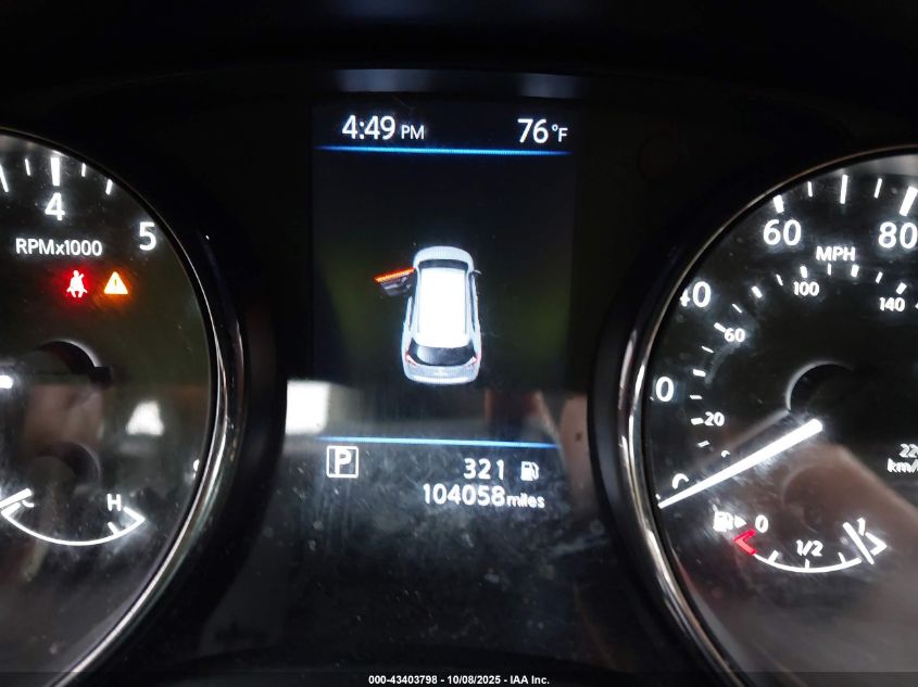 2019 Nissan Rogue Sv VIN: 5N1AT2MTXKC702092 Lot: 43403798