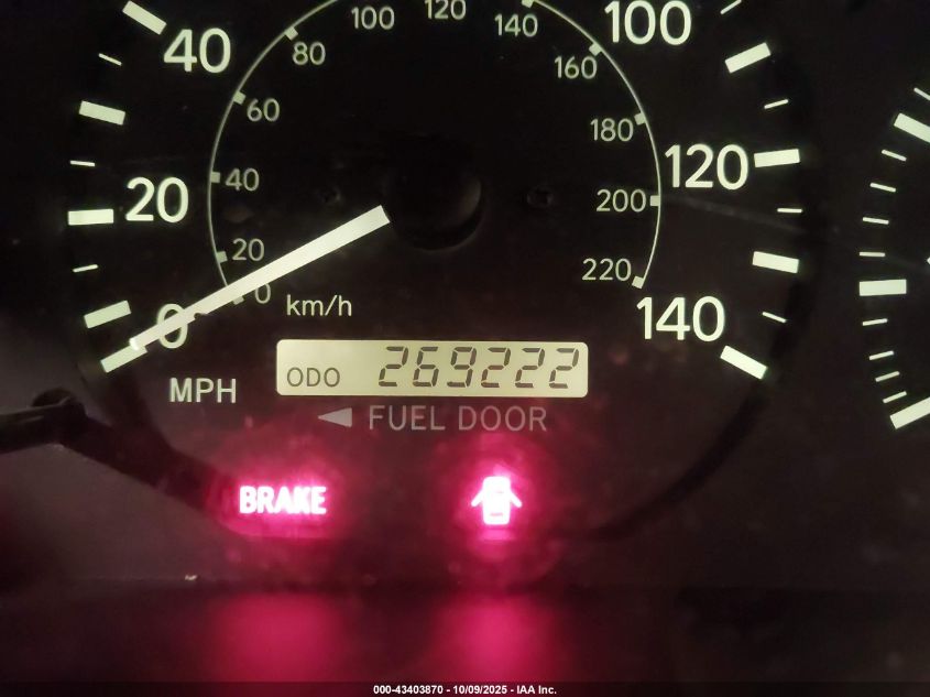 2000 Toyota Camry Le V6 VIN: 4T1BF22K3YU097731 Lot: 43403870