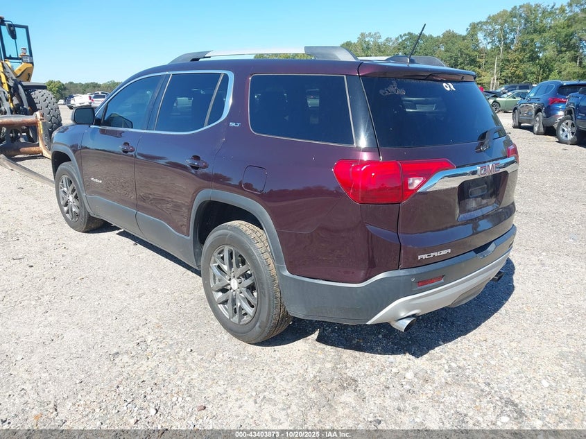 Vin: 1gkknmls7jz114948, lot: 43898674, gmc acadia slt-1 20183