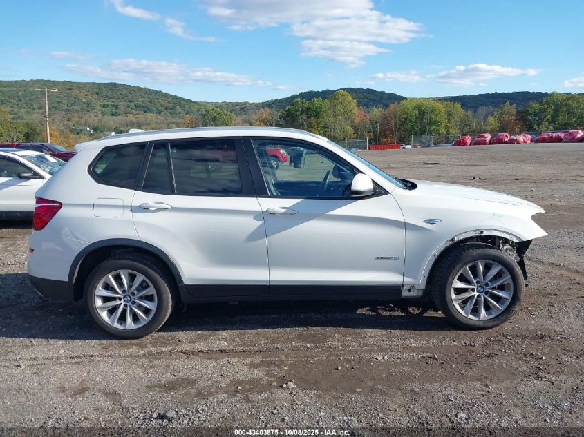 2016 BMW X3 xDrive28I VIN: 5UXWX9C55G0D91255 Lot: 43403875