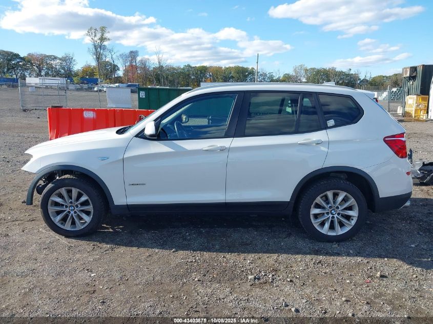 2016 BMW X3 xDrive28I VIN: 5UXWX9C55G0D91255 Lot: 43403875