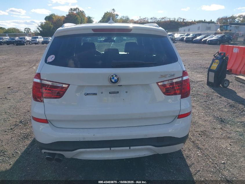 2016 BMW X3 xDrive28I VIN: 5UXWX9C55G0D91255 Lot: 43403875