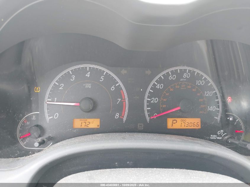 2009 Toyota Corolla Xle VIN: JTDBL40E199043421 Lot: 43403881