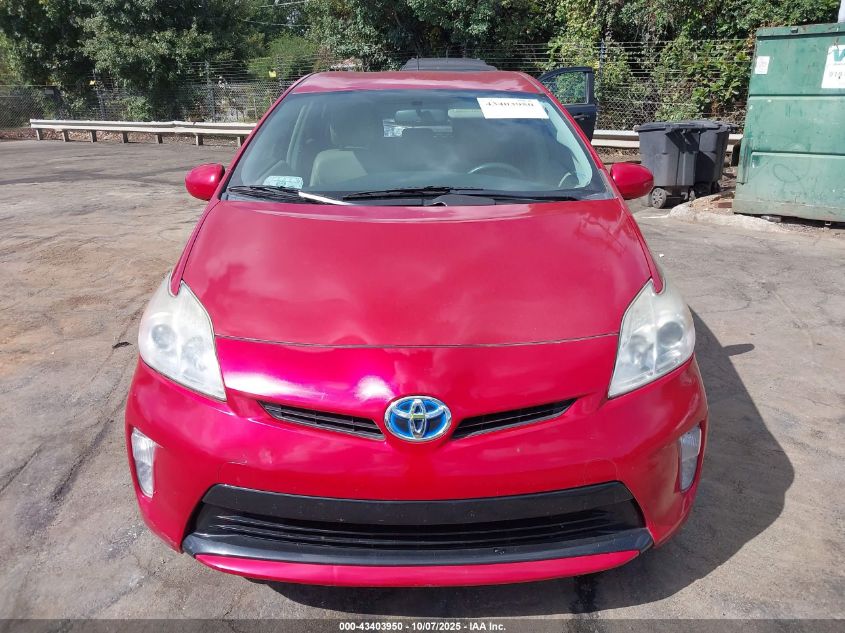 2012 Toyota Prius Three VIN: JTDKN3DU9C1567718 Lot: 43403950