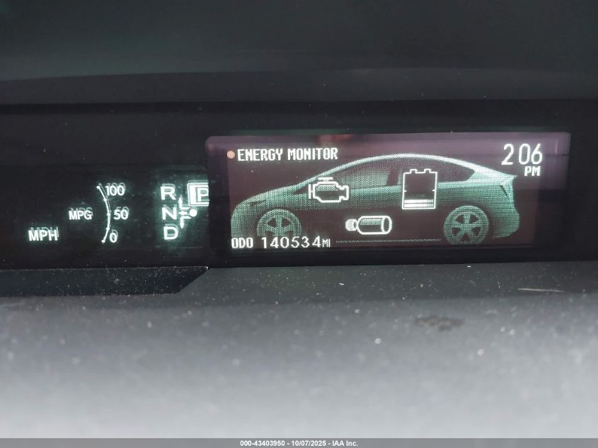 2012 Toyota Prius Three VIN: JTDKN3DU9C1567718 Lot: 43403950