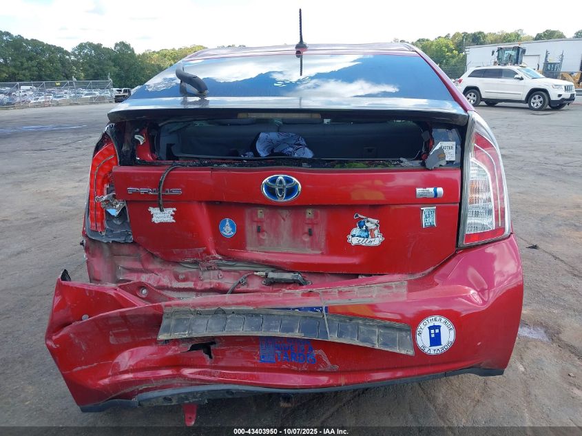 2012 Toyota Prius Three VIN: JTDKN3DU9C1567718 Lot: 43403950