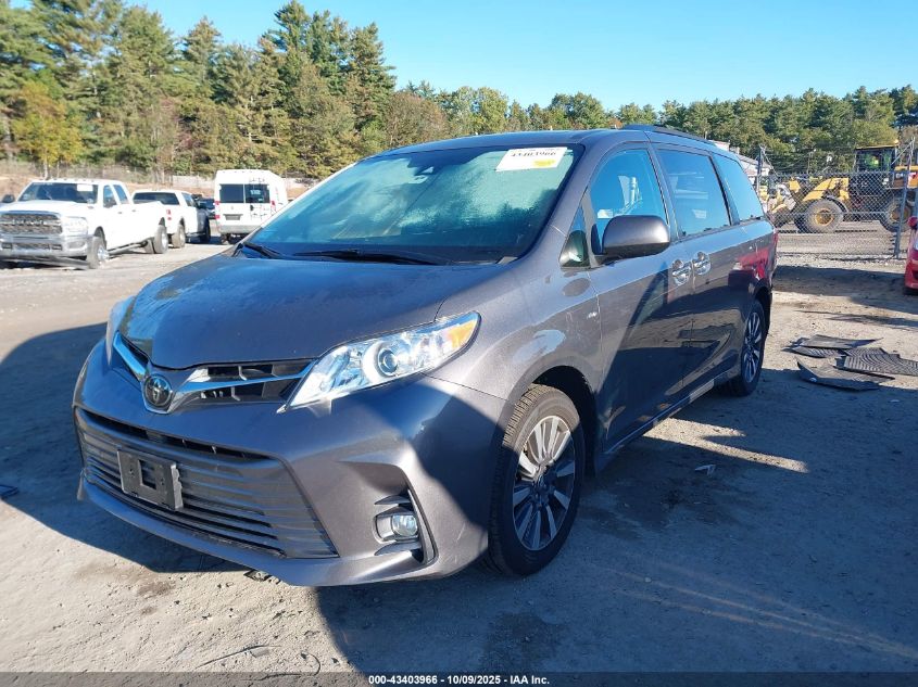 2019 Toyota Sienna Xle 7 Passenger VIN: 5TDDZ3DC7KS225271 Lot: 43403966