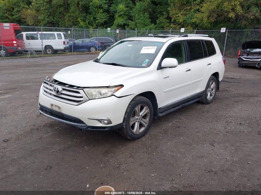 Vin: 5tddk3eh9cs157443, lot: 43898774, toyota highlander limited v6 20122