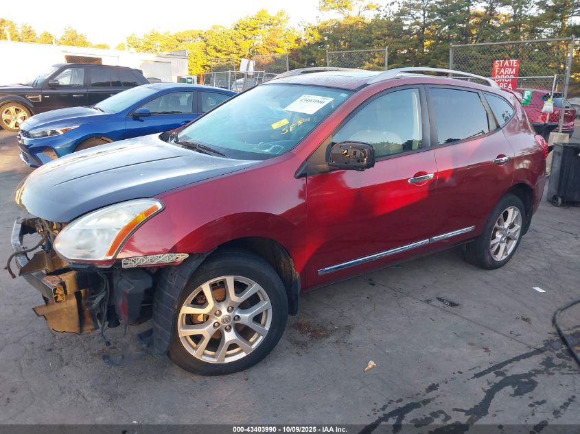 2012 Nissan Rogue Sv W/Sl Pkg VIN: JN8AS5MV2CW388288 Lot: 43403990