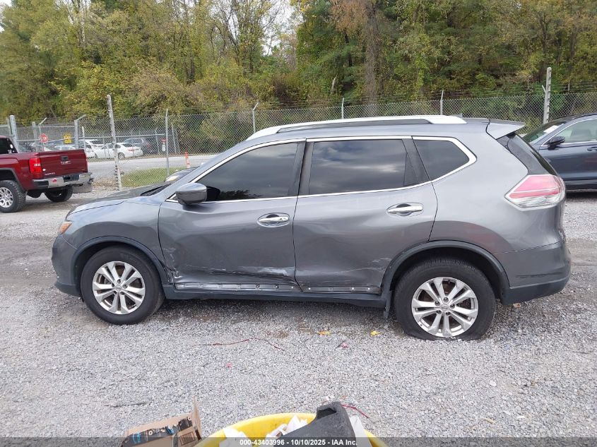 2016 Nissan Rogue Sv VIN: 5N1AT2MV8GC893083 Lot: 43403996