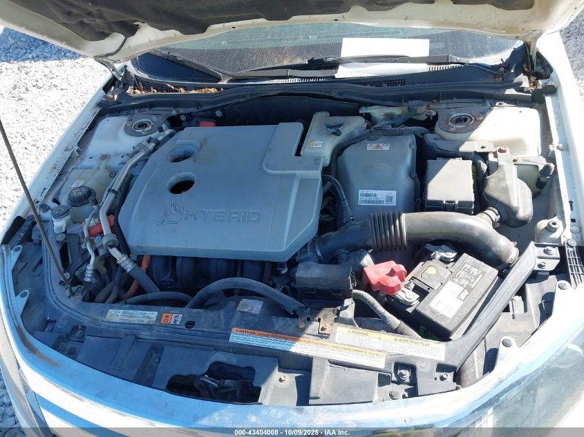 2010 Ford Fusion Hybrid VIN: 3FADP0L38AR226667 Lot: 43404008