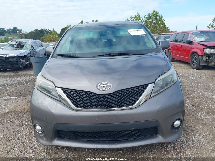 2017 Toyota Sienna Se Premium 8 Passenger VIN: 5TDXZ3DC3HS852555 Lot: 43404024