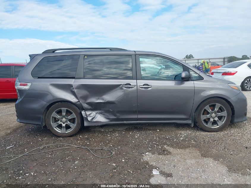 2017 Toyota Sienna Se Premium 8 Passenger VIN: 5TDXZ3DC3HS852555 Lot: 43404024