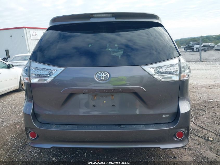 2017 Toyota Sienna Se Premium 8 Passenger VIN: 5TDXZ3DC3HS852555 Lot: 43404024