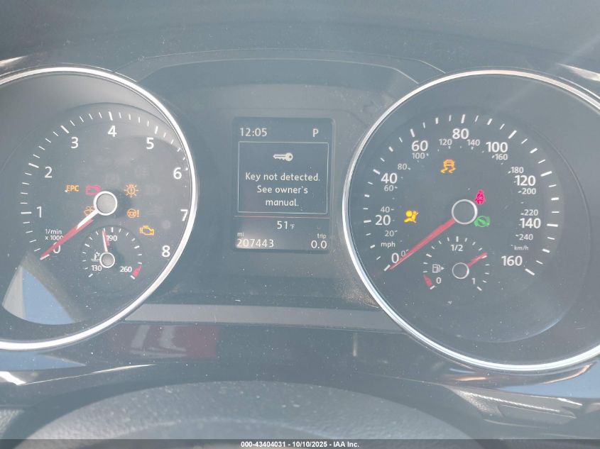 2017 Volkswagen Jetta Gli VIN: 3VW4T7AJ2HM303666 Lot: 43404031