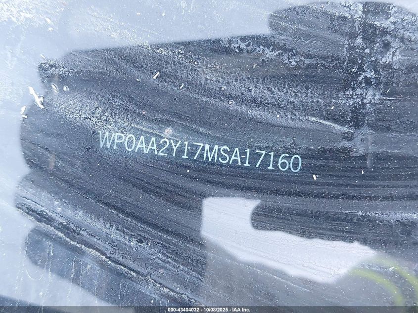 2021 Porsche Taycan VIN: WP0AA2Y17MSA17160 Lot: 43404032