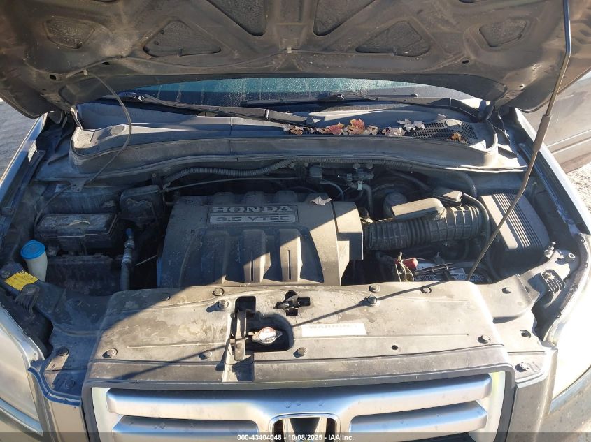 2006 Honda Pilot Ex-L VIN: 2HKYF18756H545986 Lot: 43404048