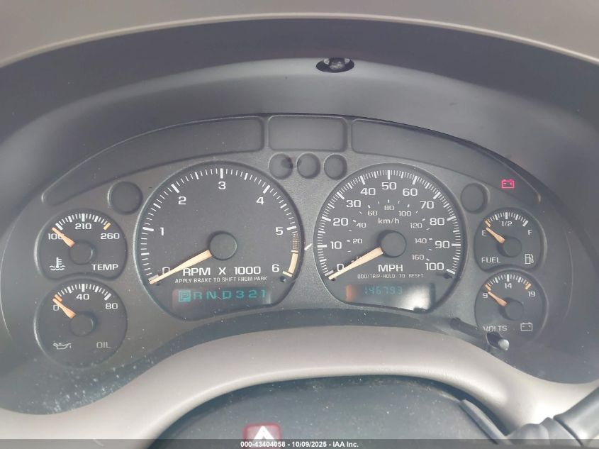 2003 GMC Sonoma Sls VIN: 1GTCS19X138195951 Lot: 43404058